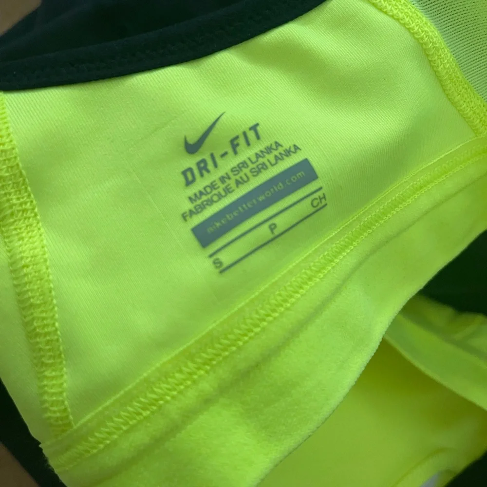 Nike Capri Black and Neon Green One Piece Unitard